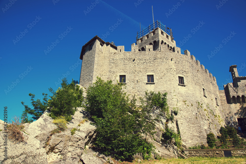 Second Tower or Rocca Cesta at Repubblica di San Marino orizontal view