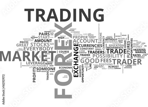 WHY FOREX TEXT WORD CLOUD CONCEPT