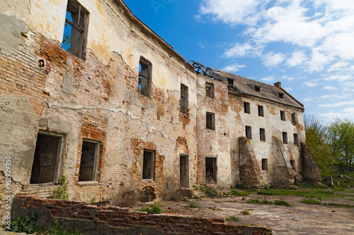 Ruins of the Klevan castle. Ukraine