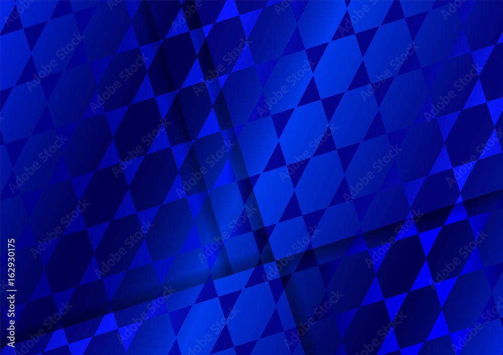 Obraz premium Geometric Shiny Blue Background. Applicable for A4 Brochures, Banners, Invitations and Fliers. Modern Vector Illustration. 