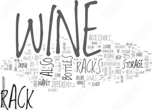 WINE ACCESSORIES A WINE LOVER S MARK TEXT WORD CLOUD CONCEPT