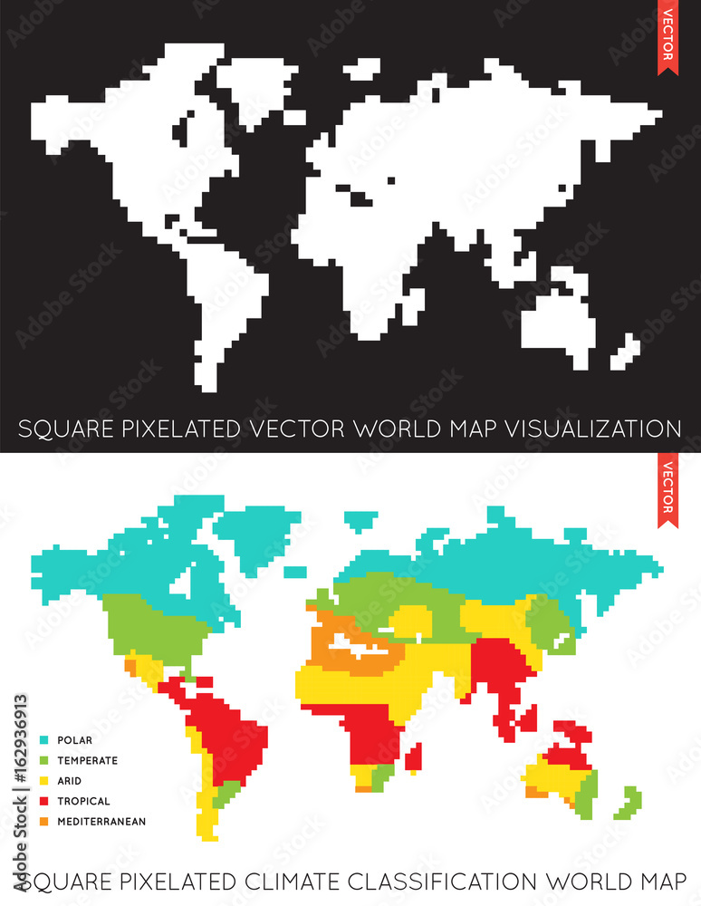 Obraz premium Zestaw płaskich map wektorowych świata. Infografika. Dane mapy.