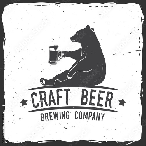 Vintage design for bar, pub and restaurant business.