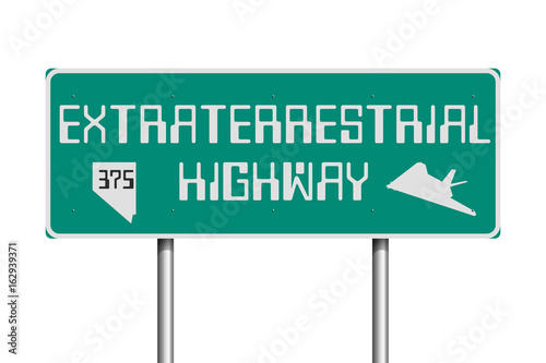 Extraterrestrial Highway road sign photo