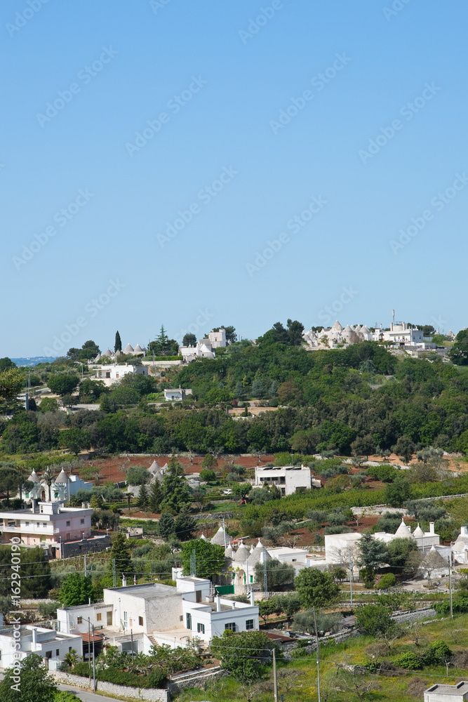 Panoramic view of Locorotondo. Puglia. Italy. 