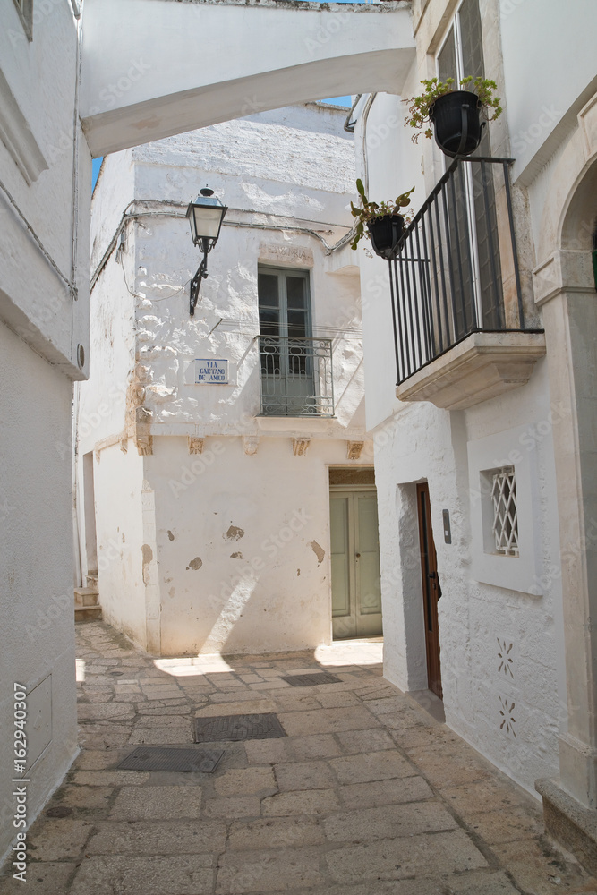 Alleyway. Cisternino. Puglia. Italy. 