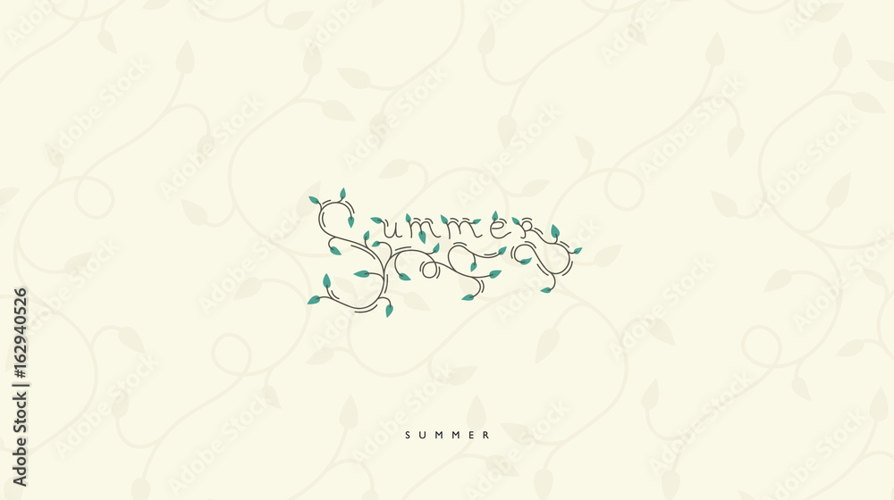 Obraz premium Summer vector