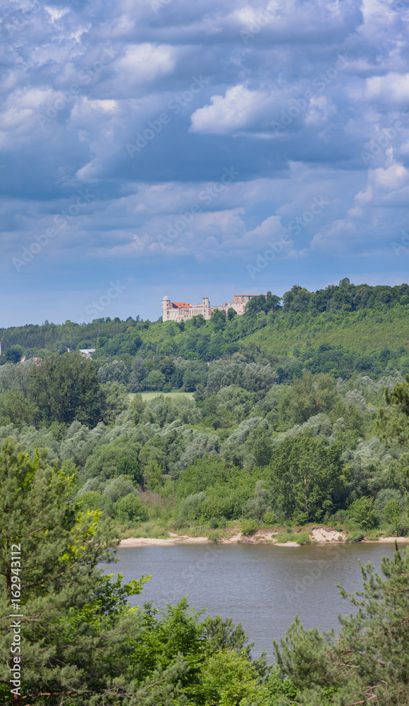 Fototapeta premium Renaissance castle in Janowiec, Poland, Europe.