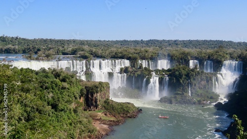 The amazing waterfalls in Iguazu