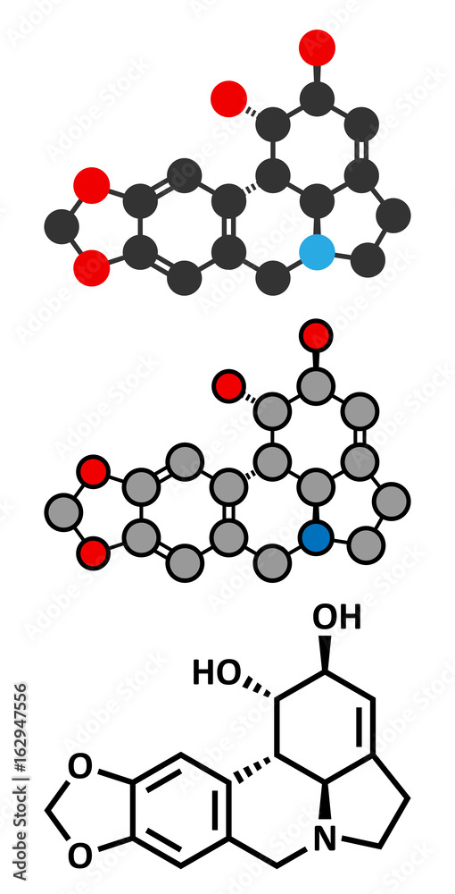 Lycorine alkaloid molecule. Found in Amaryllidaceae plants, including lilies and daffodils. Lycorine alkaloid molecule. Found in Amaryllidaceae plants, including lilies and daffodils.