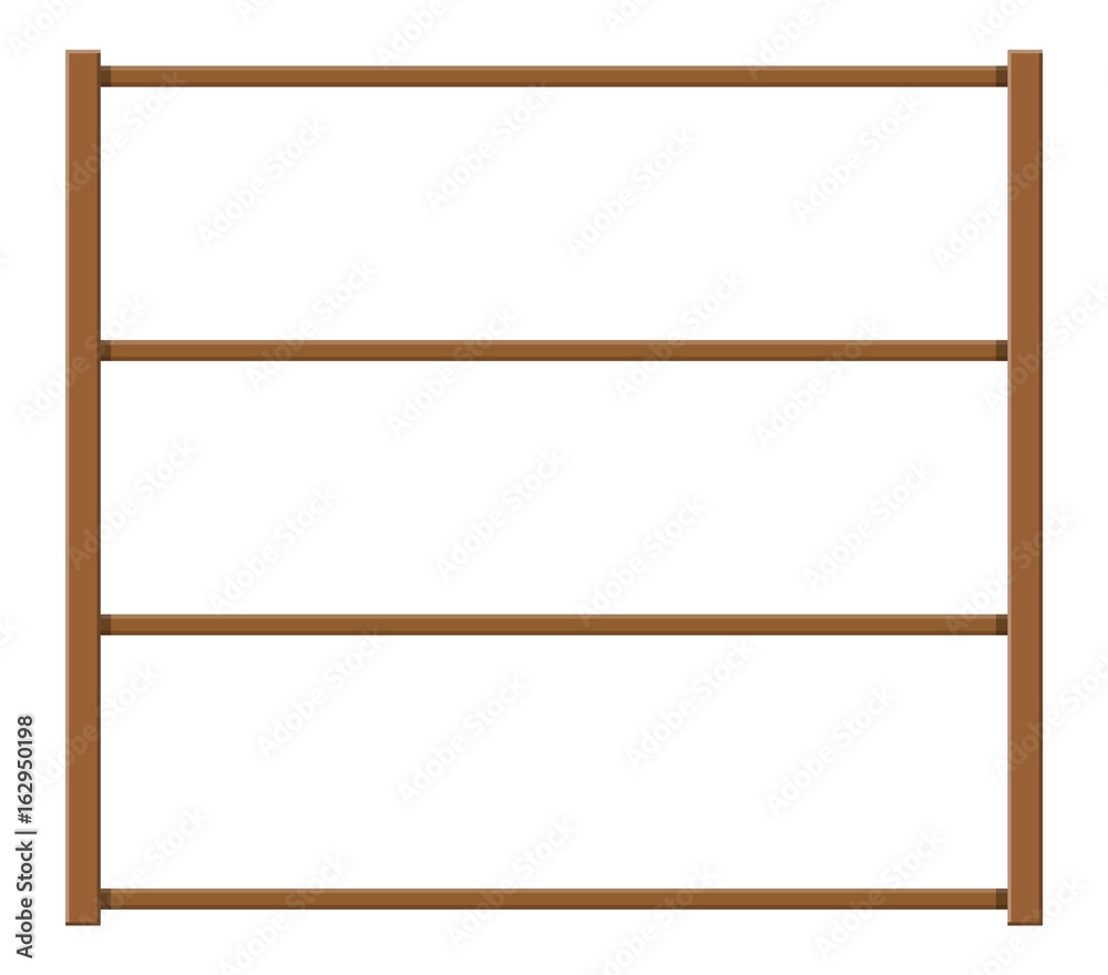 Empty wooden storage shelves. Empty wooden storage shelves.