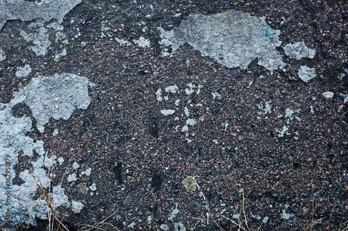 Texture of Cracks on asphalt background
