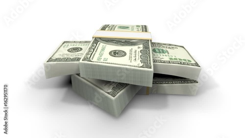 falling money stack
