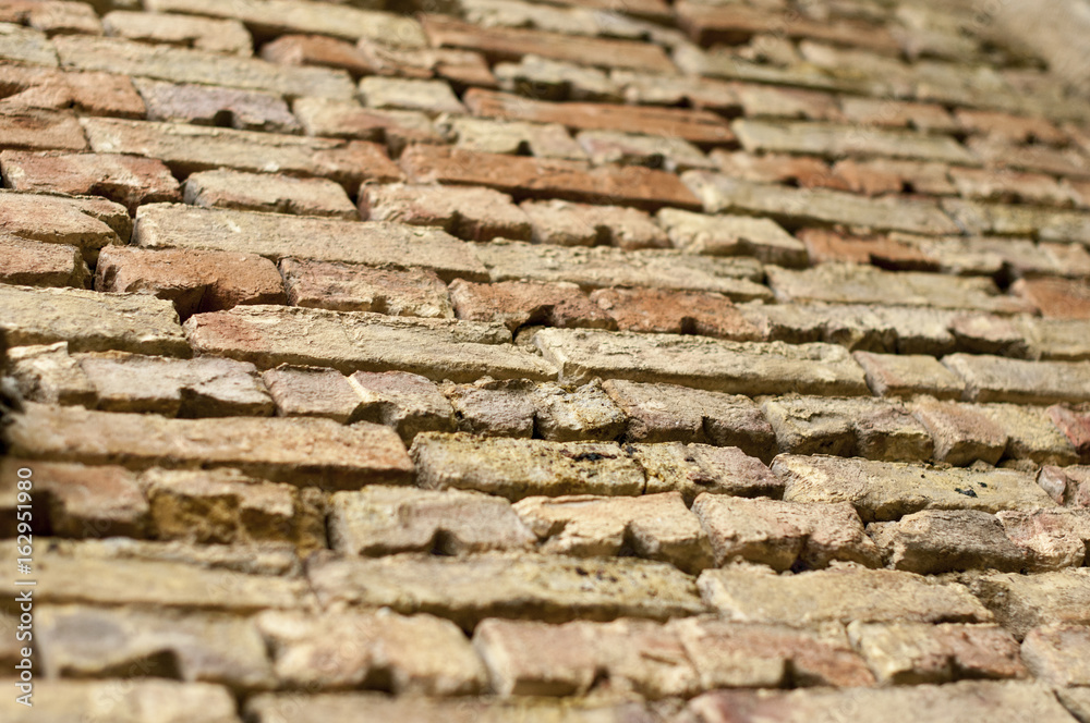 Wall of real bricks Wall of real bricks
