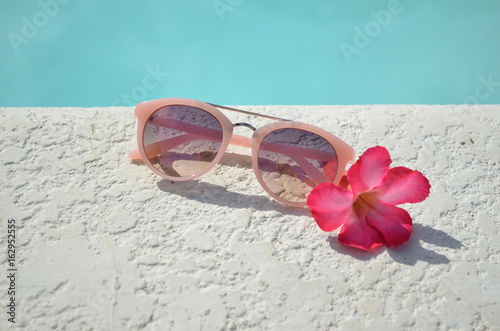 Sunglasses at the pool