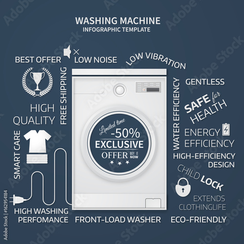  Vector illustration of washer