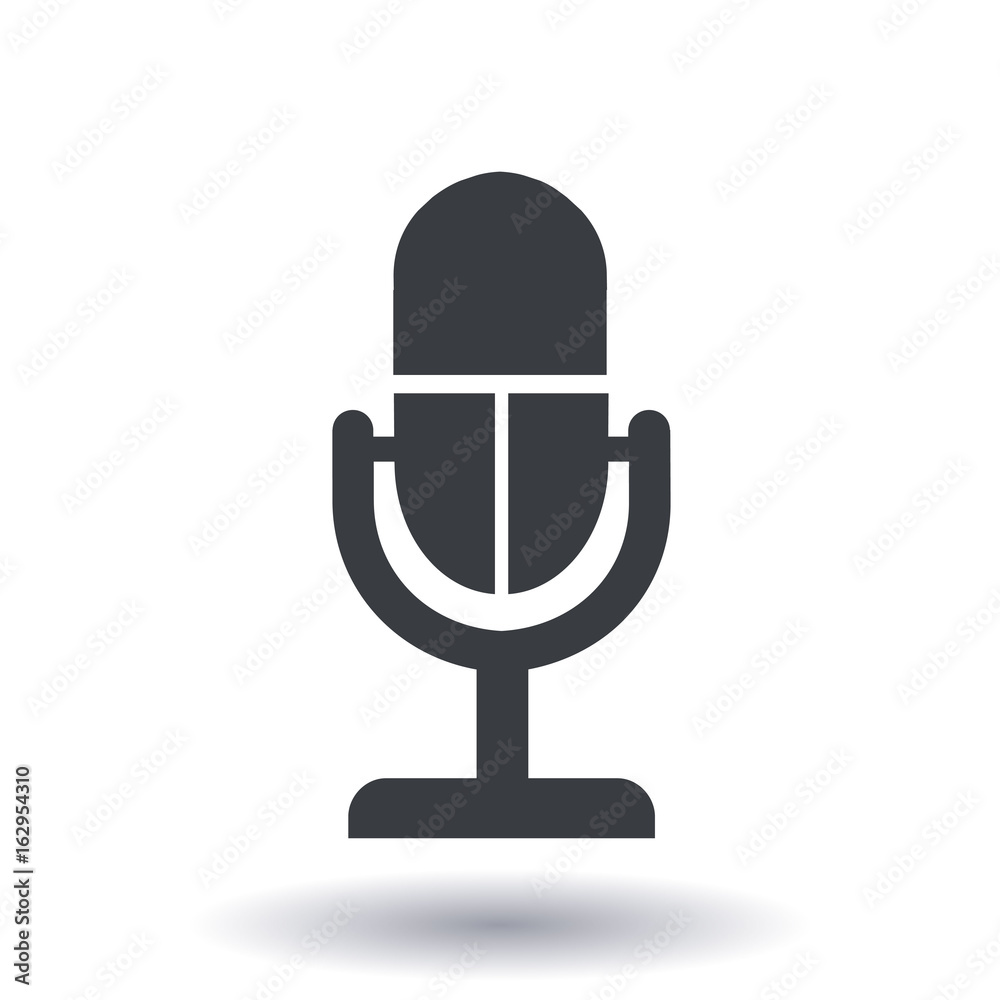 Speaker icon. Live music sign. Flat design style. Speaker icon. Live music sign. Flat design style.