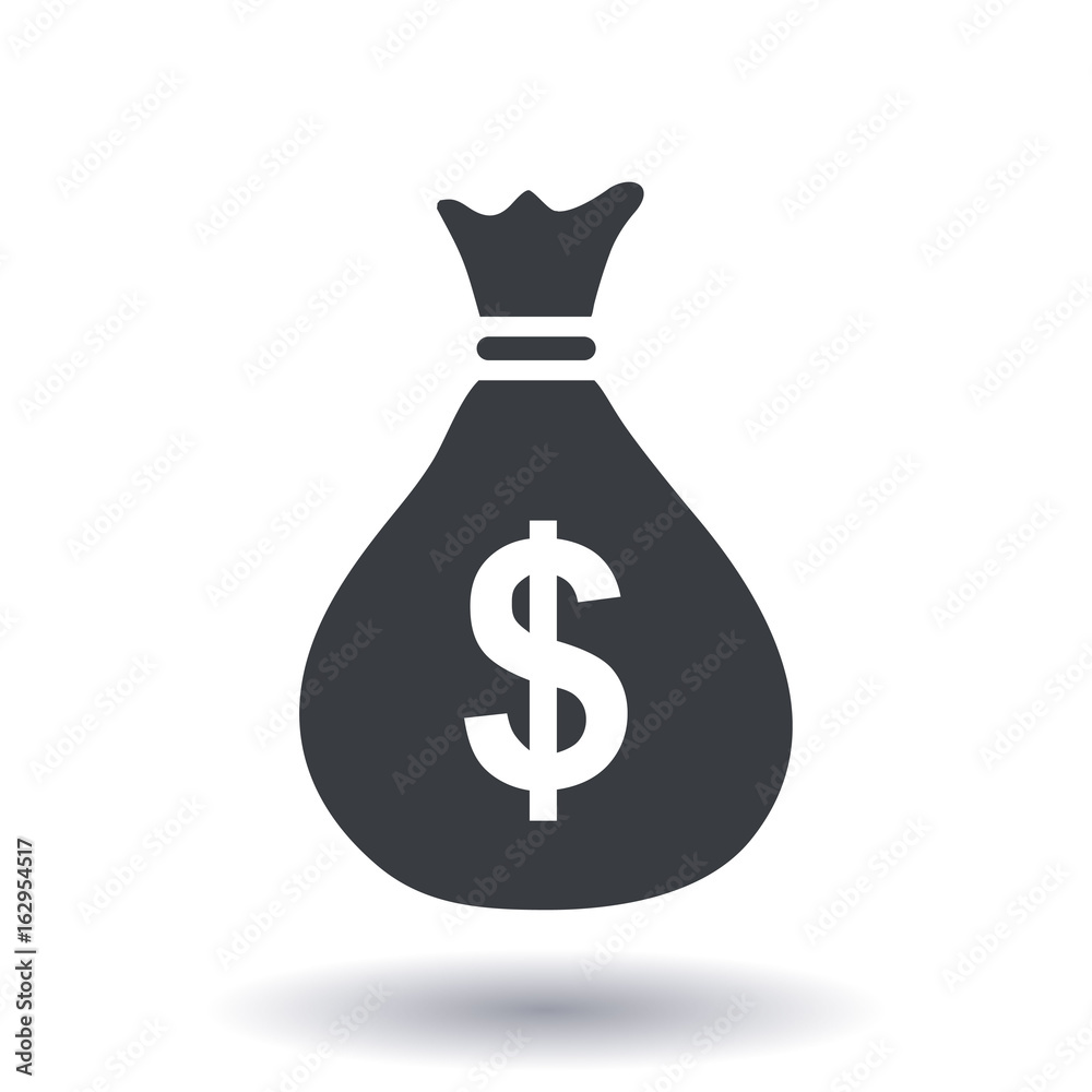 Dollar USD currency symbol. Flat design style. Dollar USD currency symbol. Flat design style.