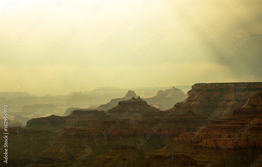 the Grand canyon