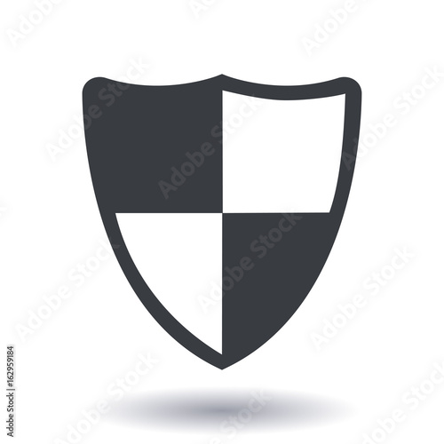 Shield icon. Protection concept.  Software designed to detect and destroy computer viruses.