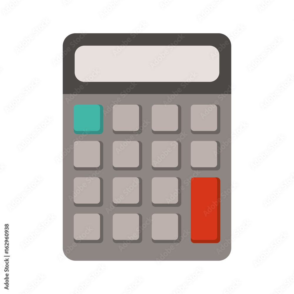 calculator with blank buttons and screen icon image calculator with blank buttons and screen icon image