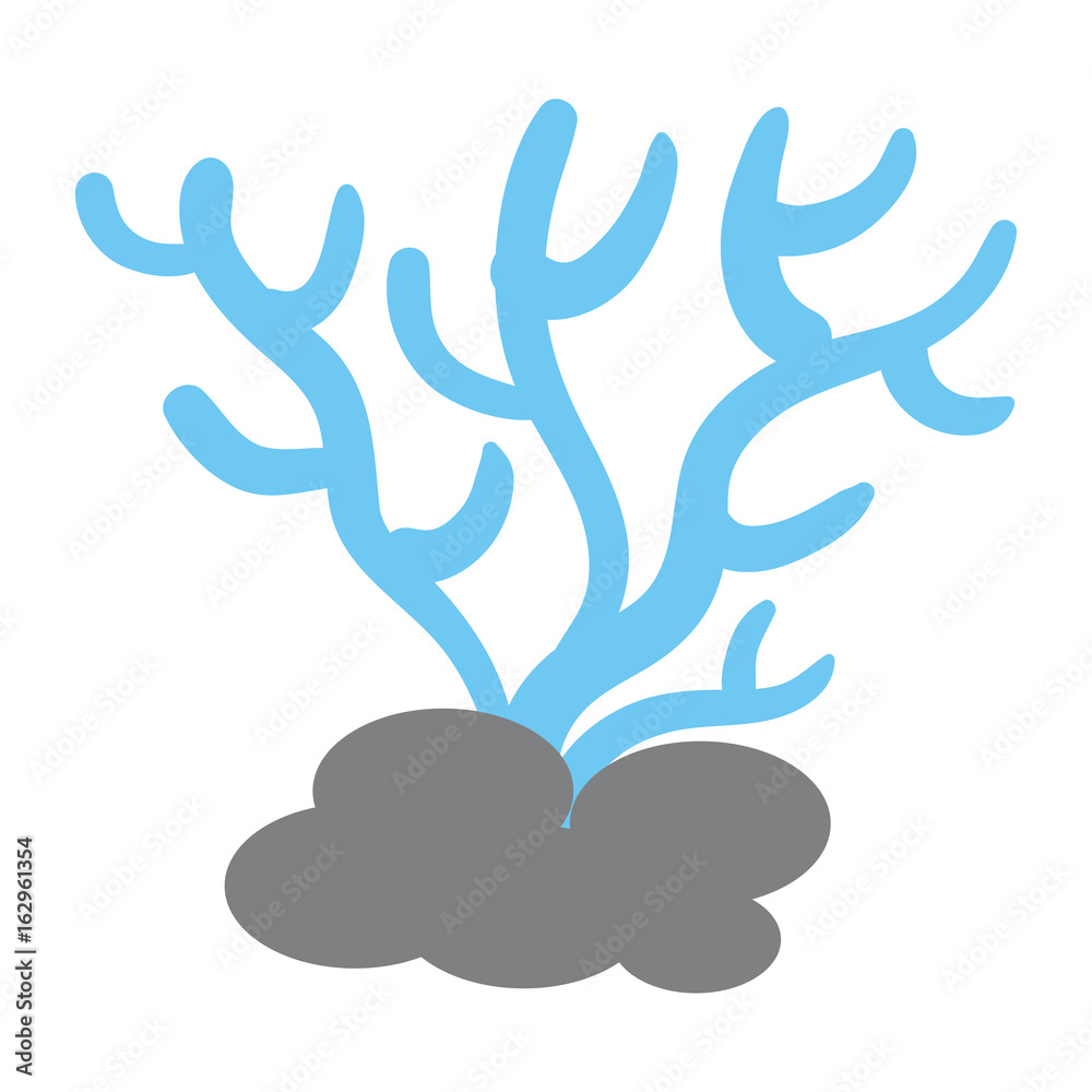 Marine coral isolated icon vector illustration design Marine coral isolated icon vector illustration design