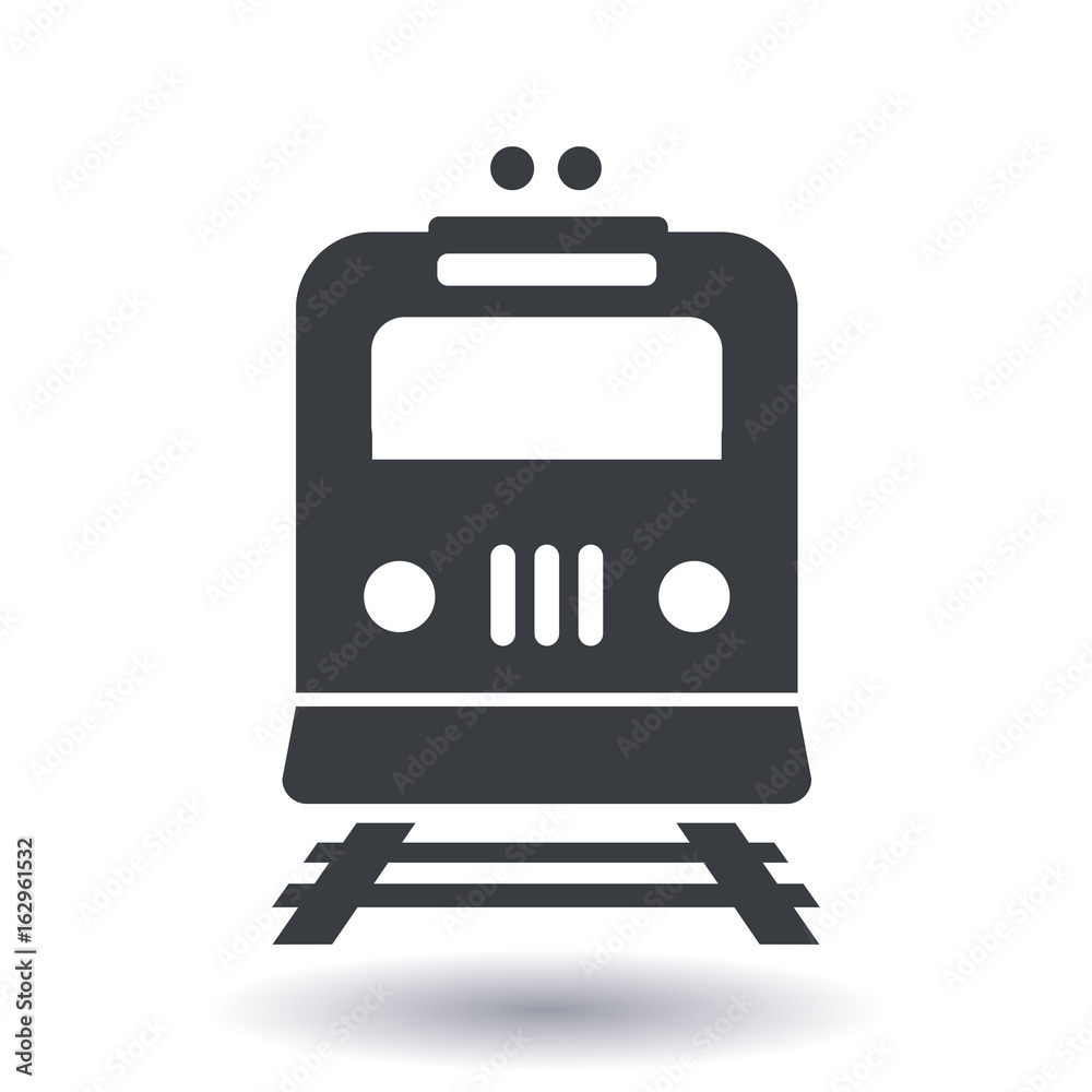 Train icon. Metro symbol. Railway station sign. Train icon. Metro symbol. Railway station sign.