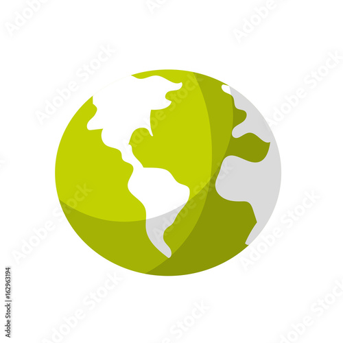 global earth plenet with geography ubication photo