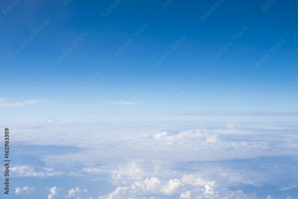 Clouds in sky atmosphere panorama