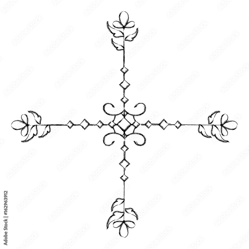Elegant Victorian style frame vector illustration design Elegant Victorian style frame vector illustration design