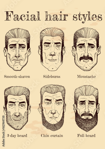 Facial hair styles