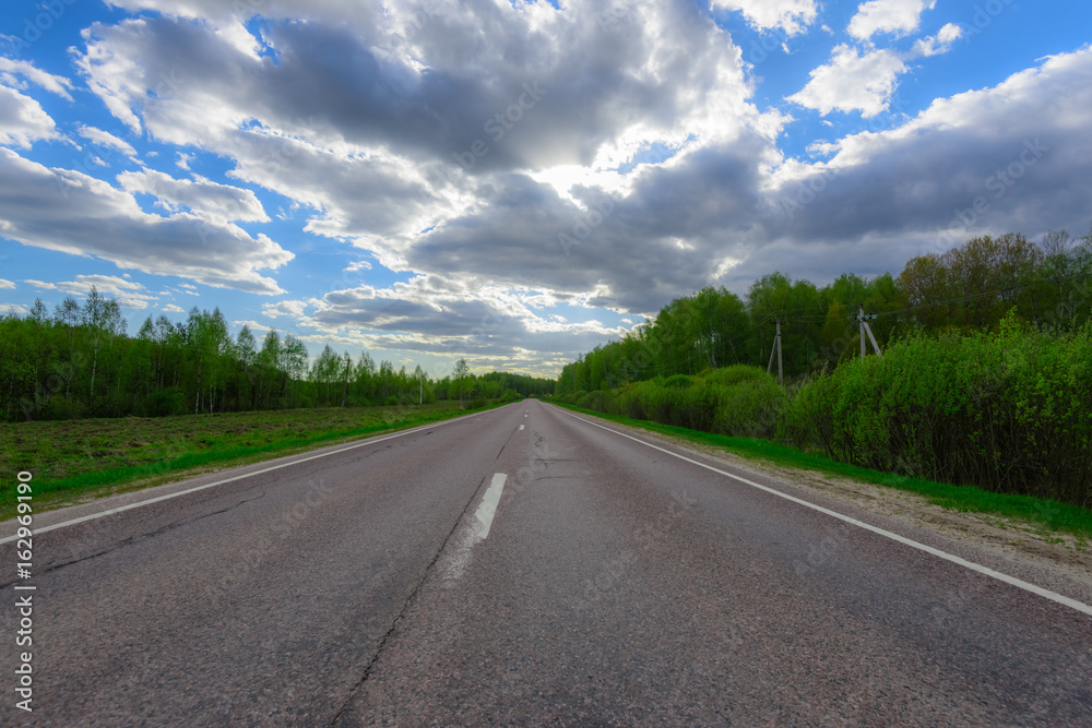 road and the meadows