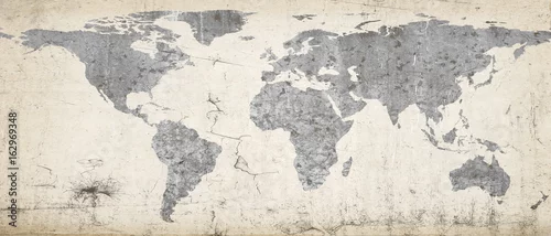 Obraz Mapa planety Ziemia. Rysuje tekstury z mojego portfolio