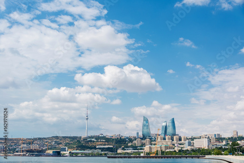 Day view of Baku Azerbaijan architecture © Elnur