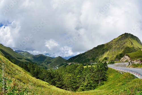 Mountains and clouds,Hehuan Mountain,Taiwan.Photo taken on:June 29,2017