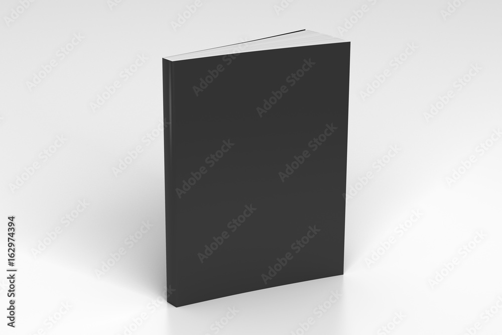 Fototapeta premium Blank soft color book standing