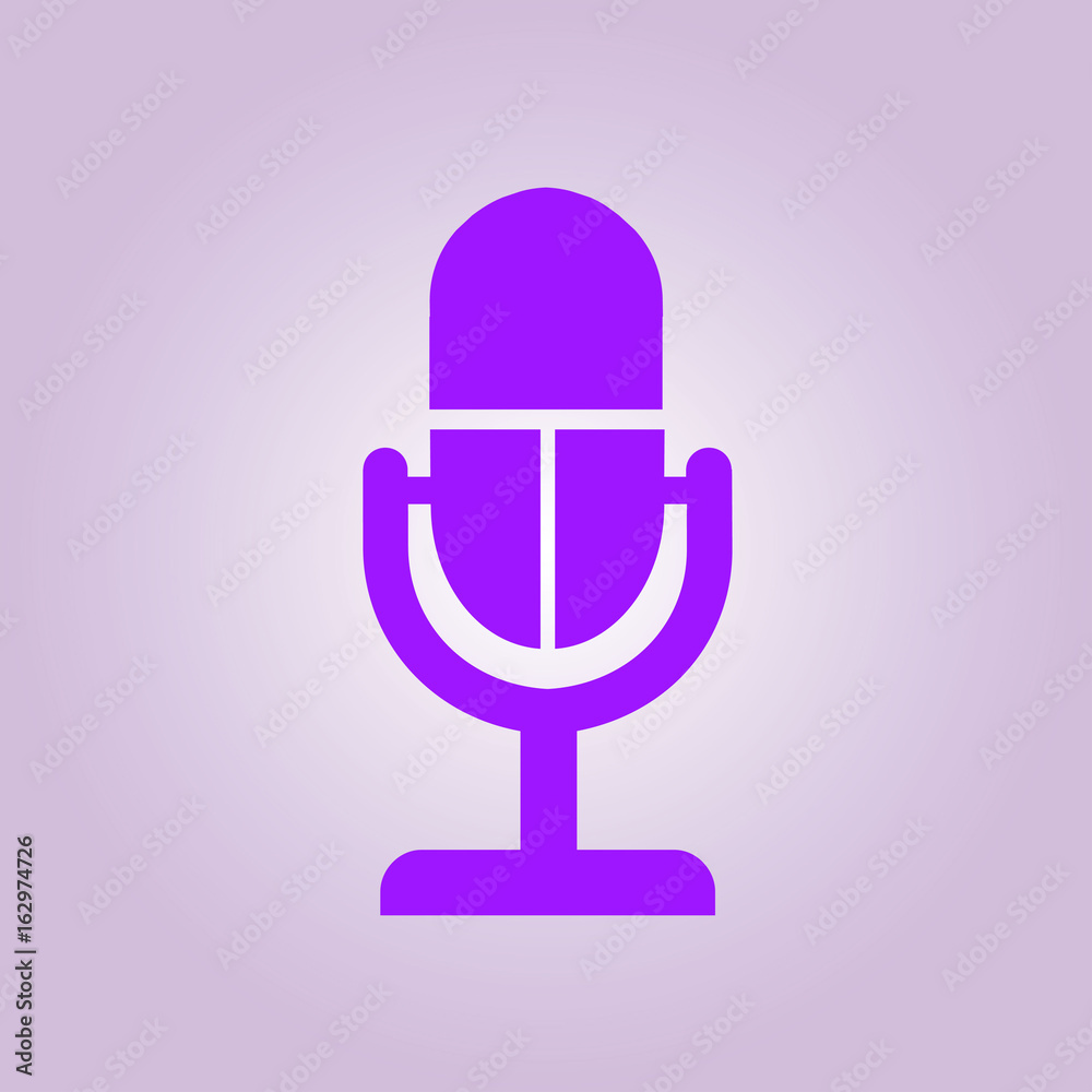 Speaker icon. Live music sign. Flat design style. Speaker icon. Live music sign. Flat design style.