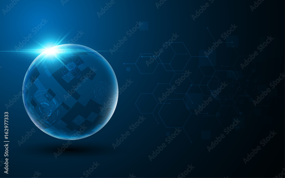 abstract globe of technology innovation networking concept background abstract globe of technology innovation networking concept background