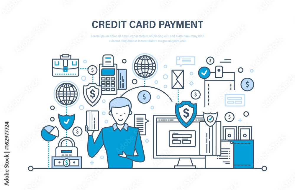 Credit card payment, secure transactions, finance, bank, banking, money transfers. Credit card payment, secure transactions, finance, bank, banking, money transfers.