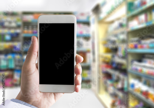 business pharmacy drugstore Healthcare concept pharmacists in pharmacy Doctors are prescribing