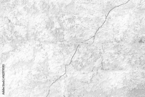 White Broken Concrete Wall Background.