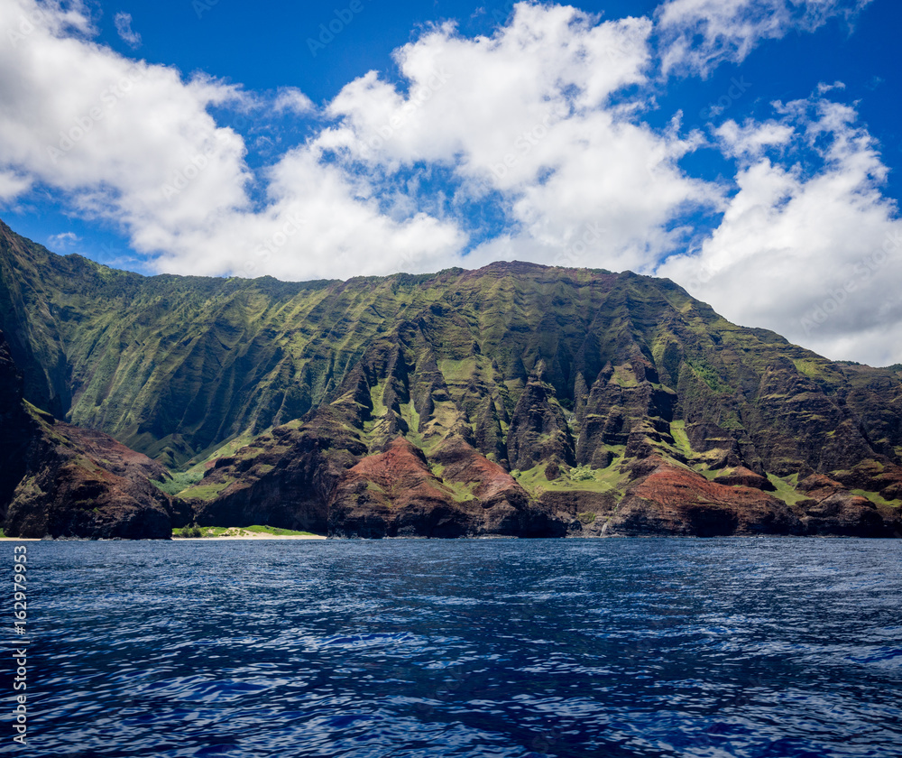 Napali Coast From Water, Kauai, Hawaii