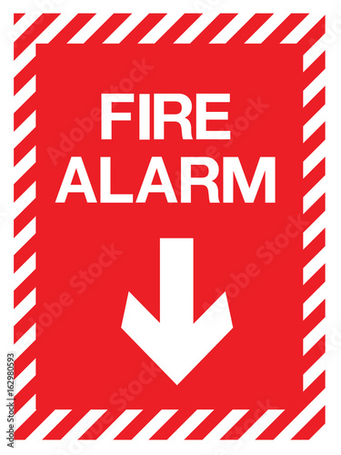 emergency exit, fire extinguisher sign