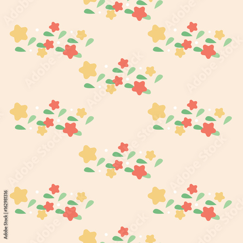 colorful stars seamless pattern design.vector