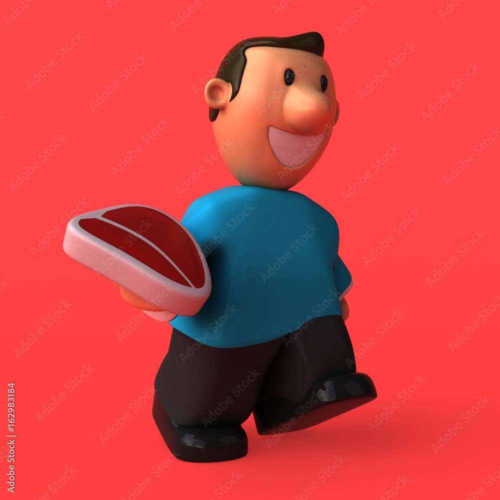 Cartoon character - 3D Illustration Cartoon character - 3D Illustration