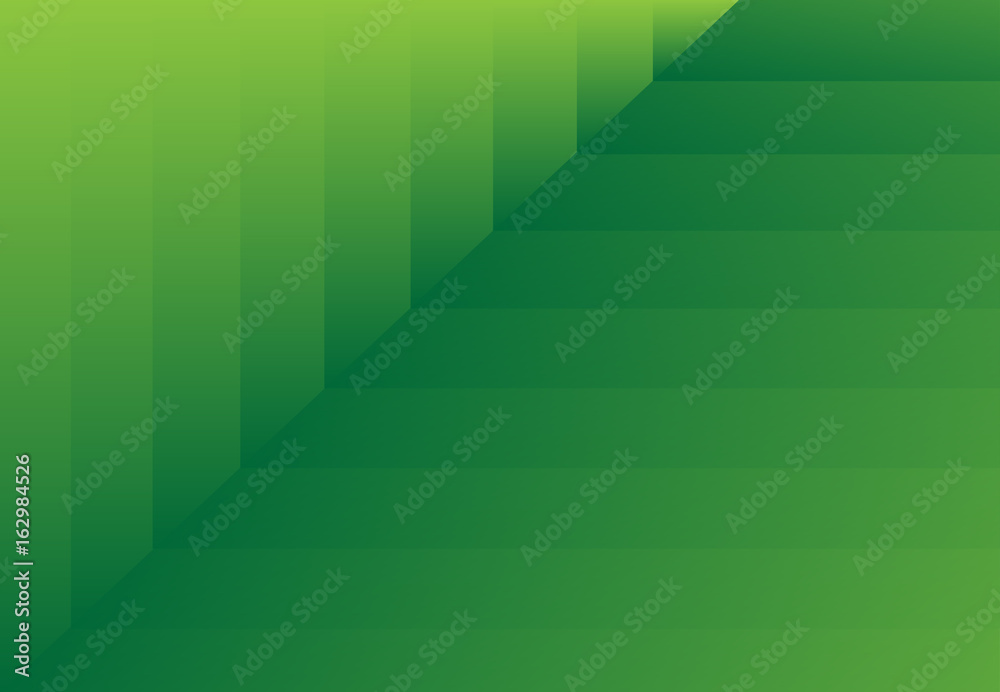 Obraz premium Abstract background gradient green diagonal layers of beautiful and stylish.