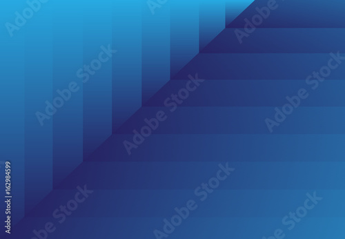 Vászonkép Abstract background gradient blue diagonal layers of beautiful and stylish