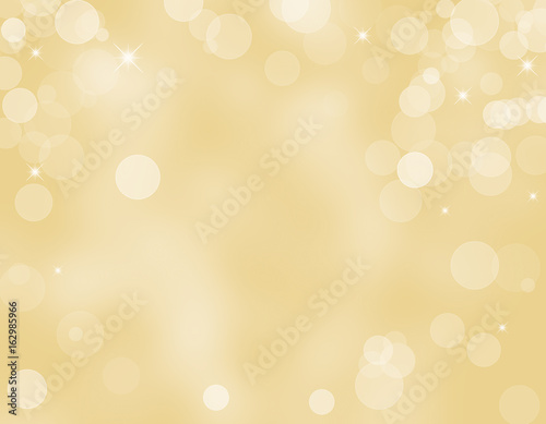 gold bokeh background for christmas and greeting card