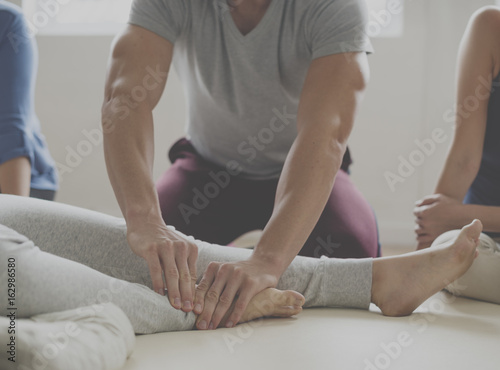 Health Wellness Massage Training Concept