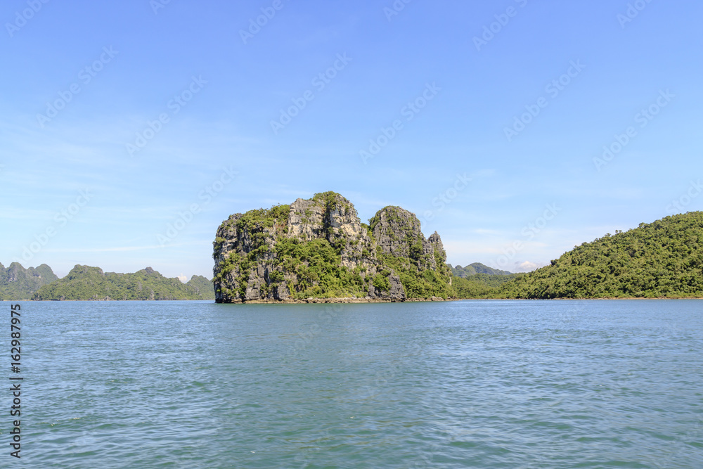 Island on Ha long bay, Quang Ninh province, Vietnam Island on Ha long bay, Quang Ninh province, Vietnam